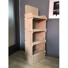 AHŞAP STAND RAFLI 029 TEK YÖNLÜ