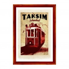 Alüminyum Çerçeve Ahşap Desen A4 21X29 25MM