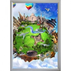 Alüminyum Çerçeve Gönye Köşe A4 21x29 25mm