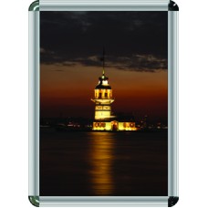 Alüminyum Çerçeve Rondo Köşe Oval B1 70x100 25mm