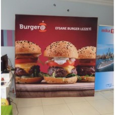 Örümcek Stand Kumaş 3 Panel