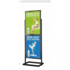 Sürgülü Stand “Kare Taban” 50x70 Çift Taraflı Sürgülü Stand “Kare Taban” 50x70 Çift Taraflı