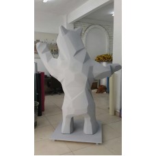 STRAFOR KÖPÜK 3D - BEYAZ AYI HEYKELİ -08