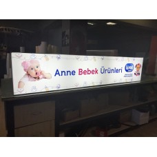 Tekstil Çerçeve Işıklı - 40x205CM